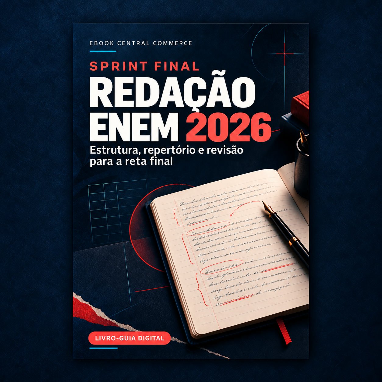 Capa do livro Redação ENEM 2026 — Sprint Final